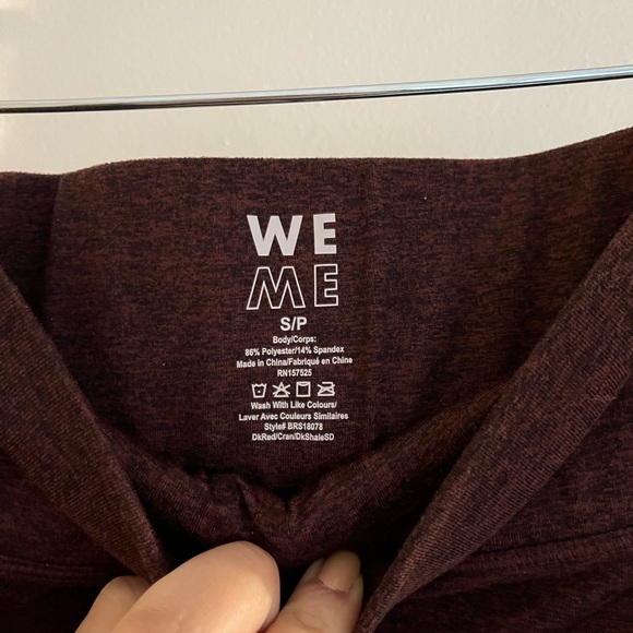 We Over Me color block leggings size S - Picture 2 of 2